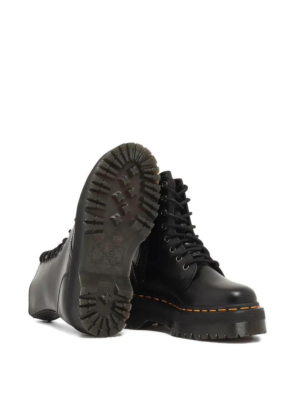 Dr. Martens Laarzen met platform zool Zwart