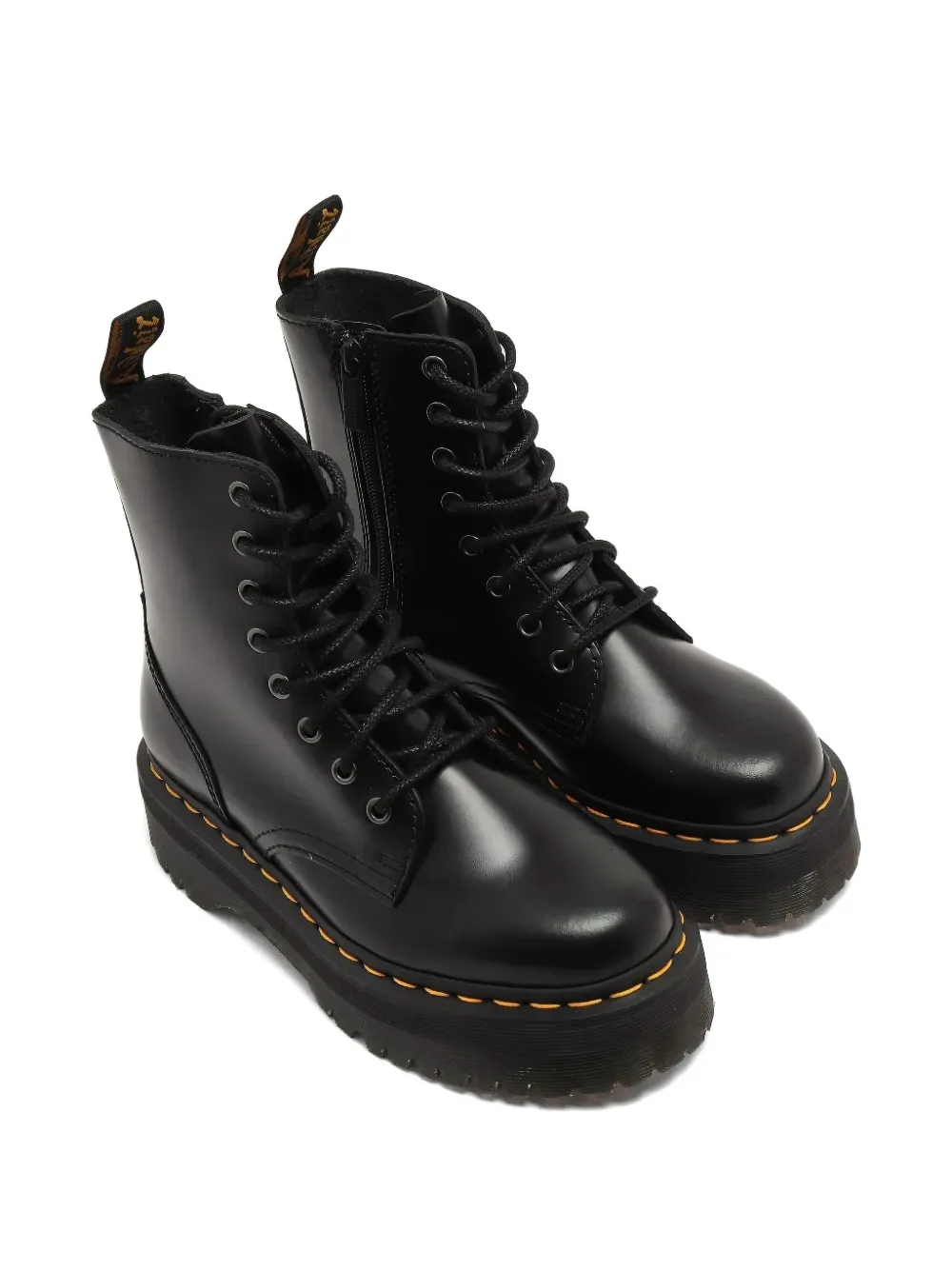 Dr. Martens Laarzen met platform zool Zwart