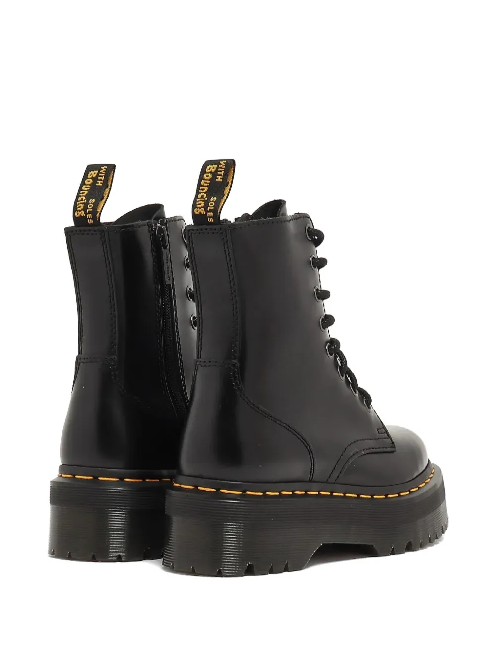 Dr. Martens Laarzen met platform zool Zwart