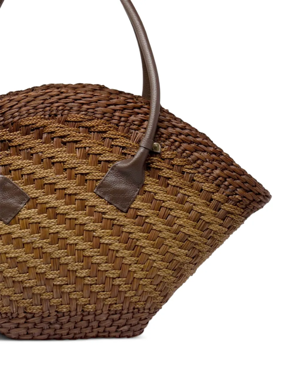  Sensi Studio Thick Weave Shoulder Bag - Brown 