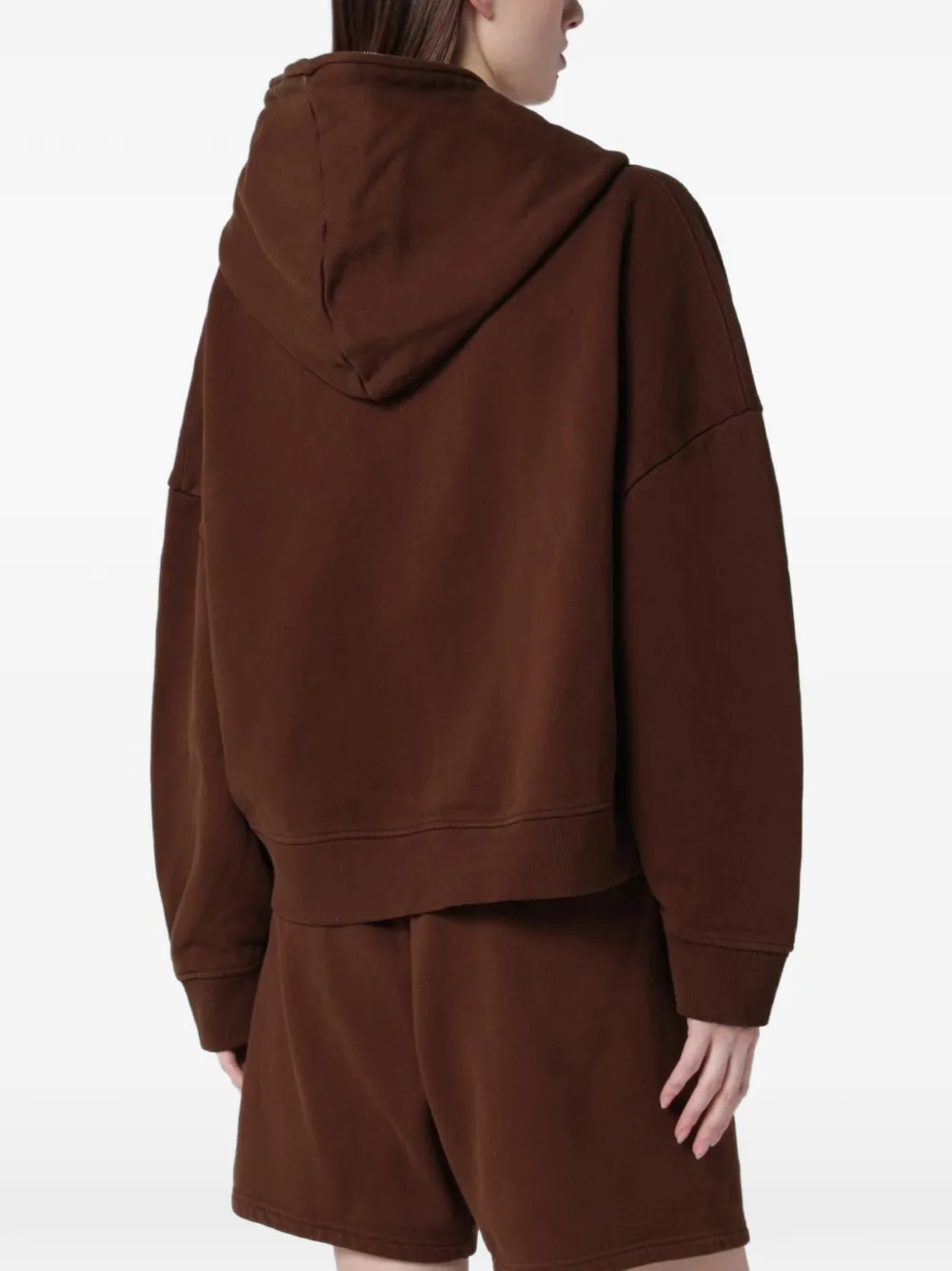 ENTIRE STUDIOS Eternal hoodie met rits Bruin
