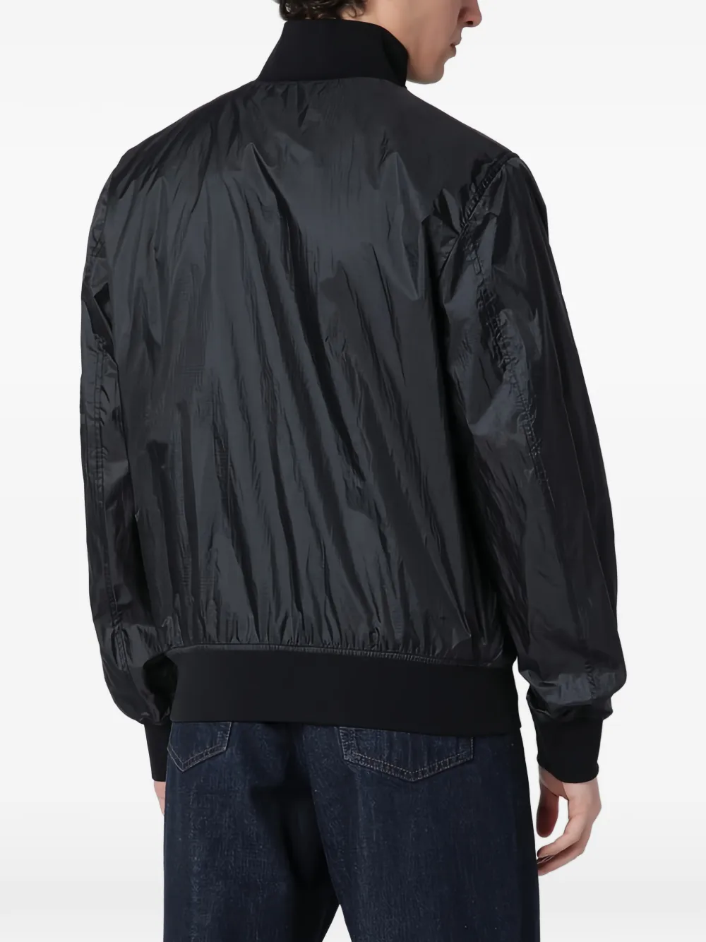  Parajumpers Zip Bomber Jacket - Black 