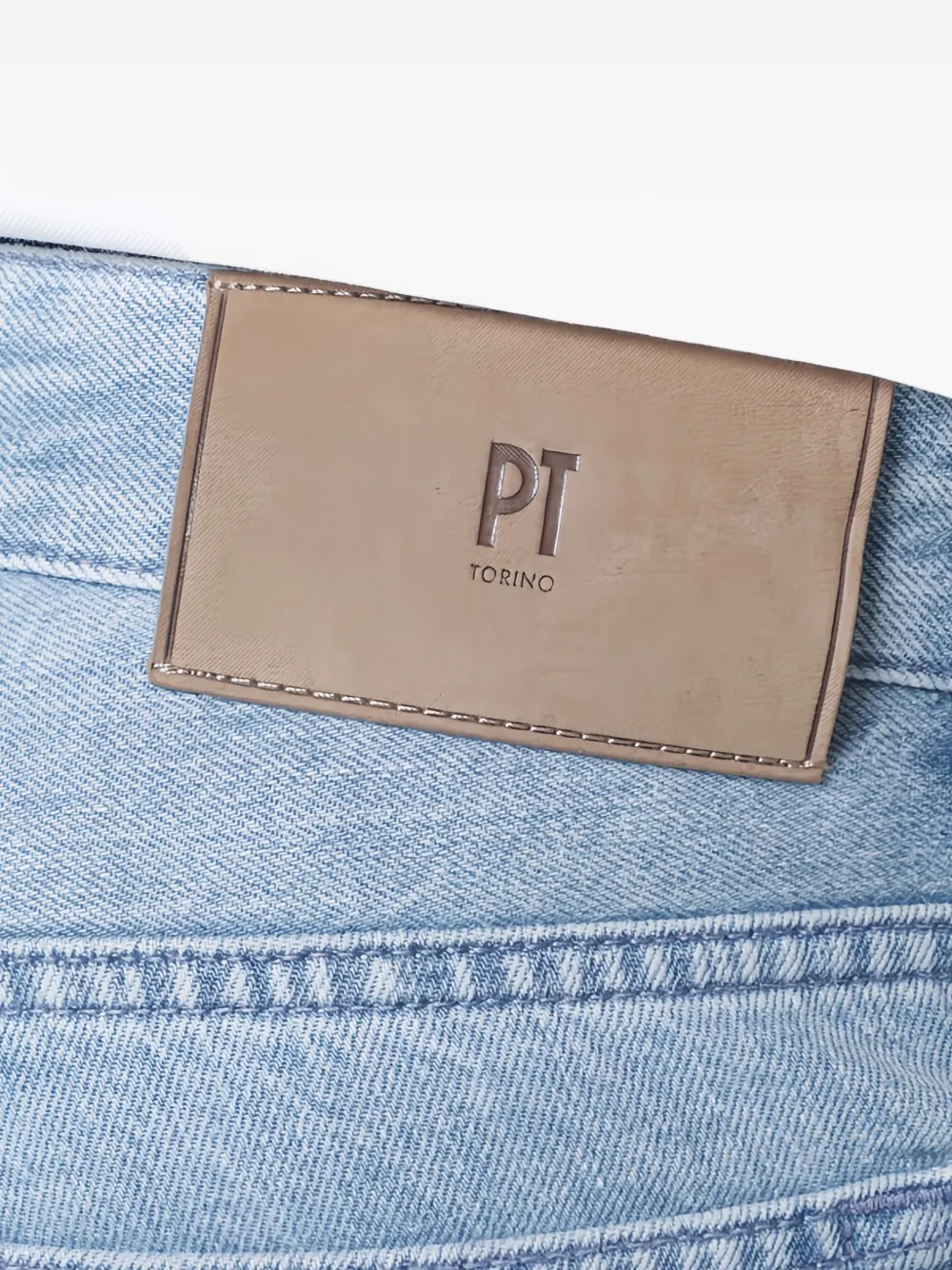 PT Torino Jeans met knopen Blauw