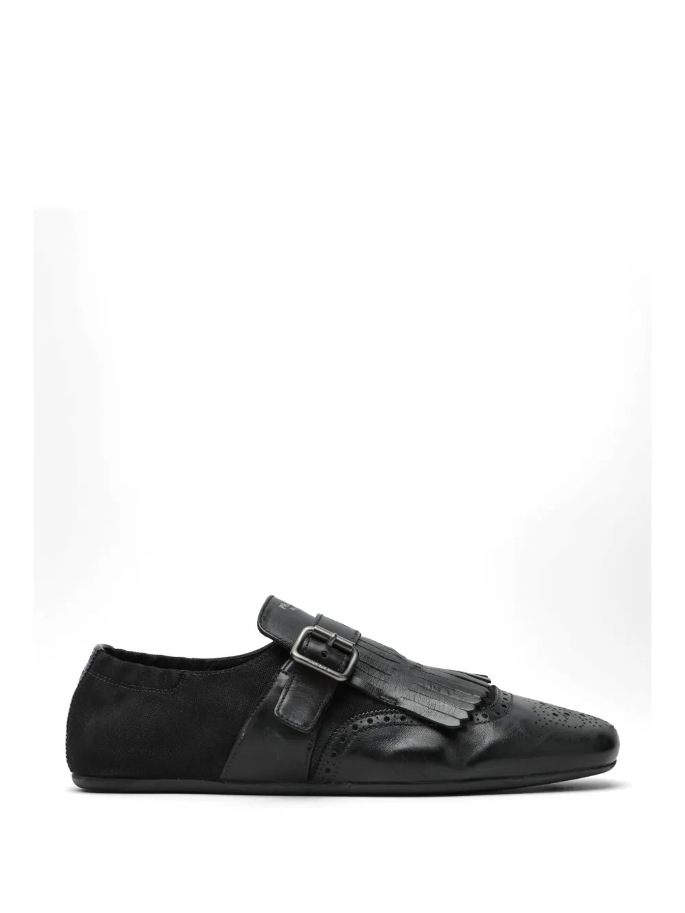 Prada Shuffle fringed loafers - Nero
