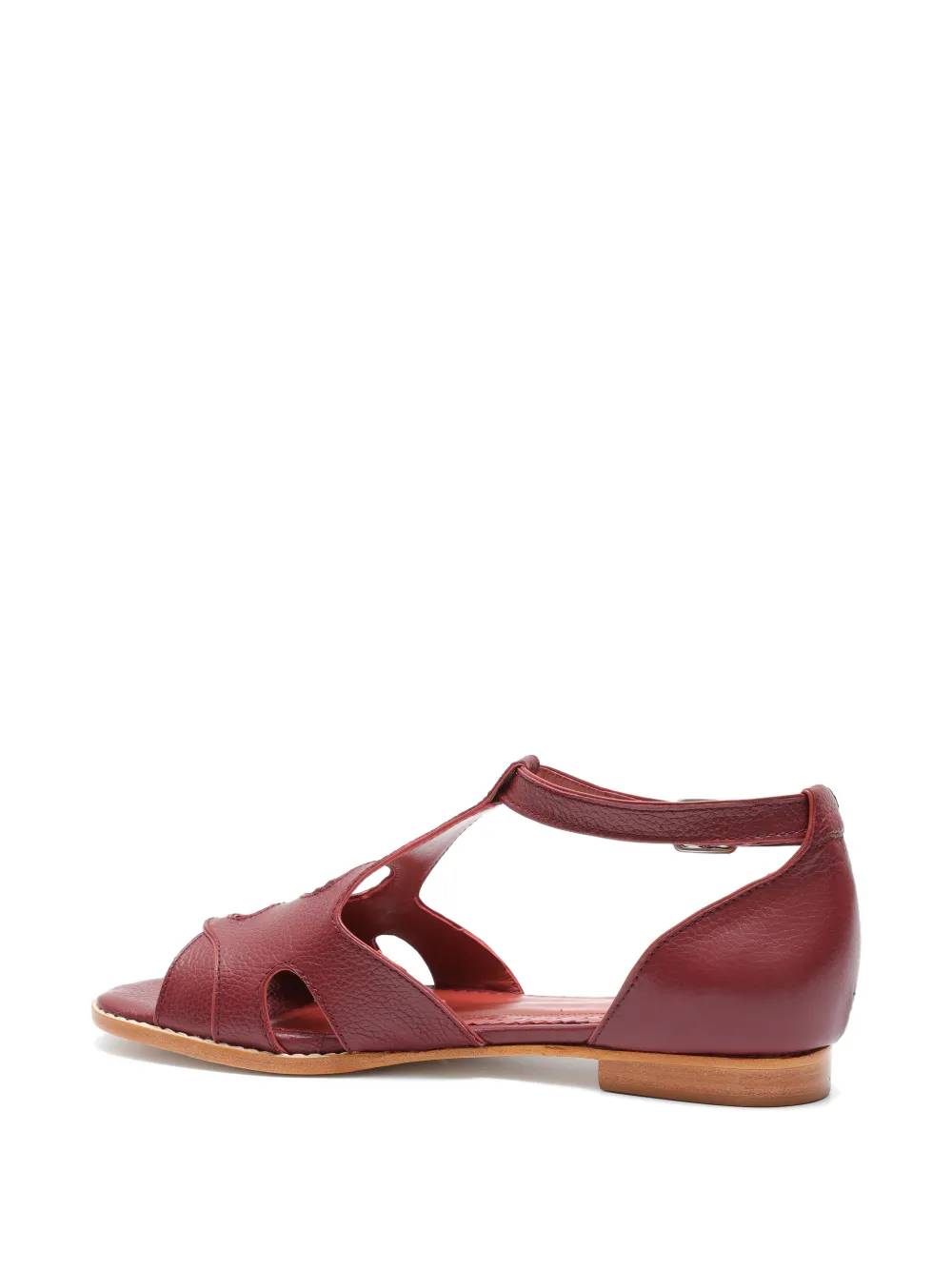 Sarah Chofakian Cervo Port sandals Rood