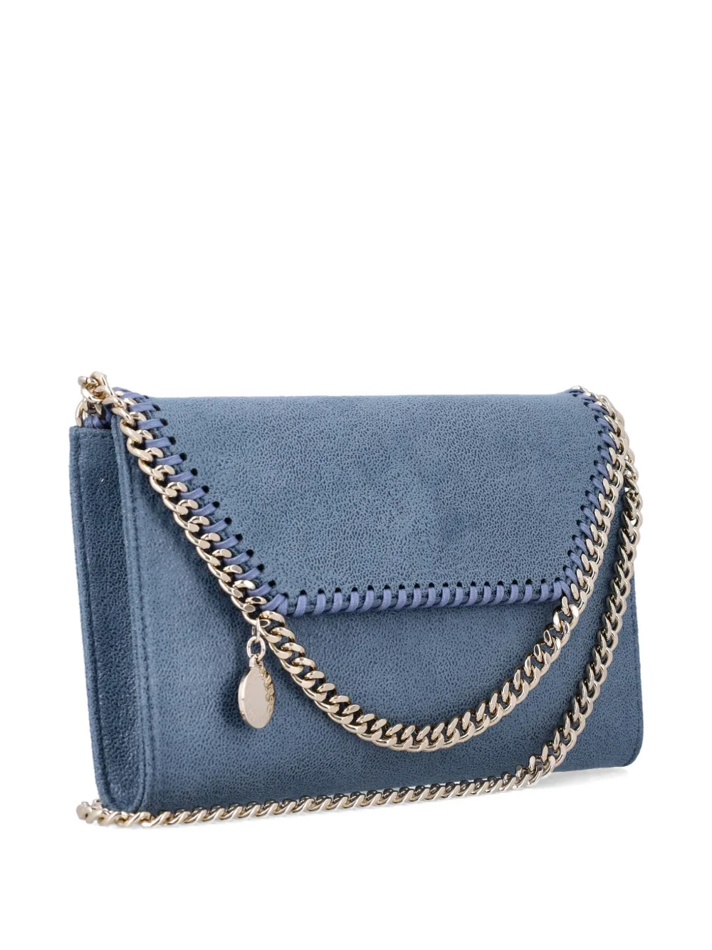 Stella McCartney Falabella mini-schoudertas met kettingband Blauw