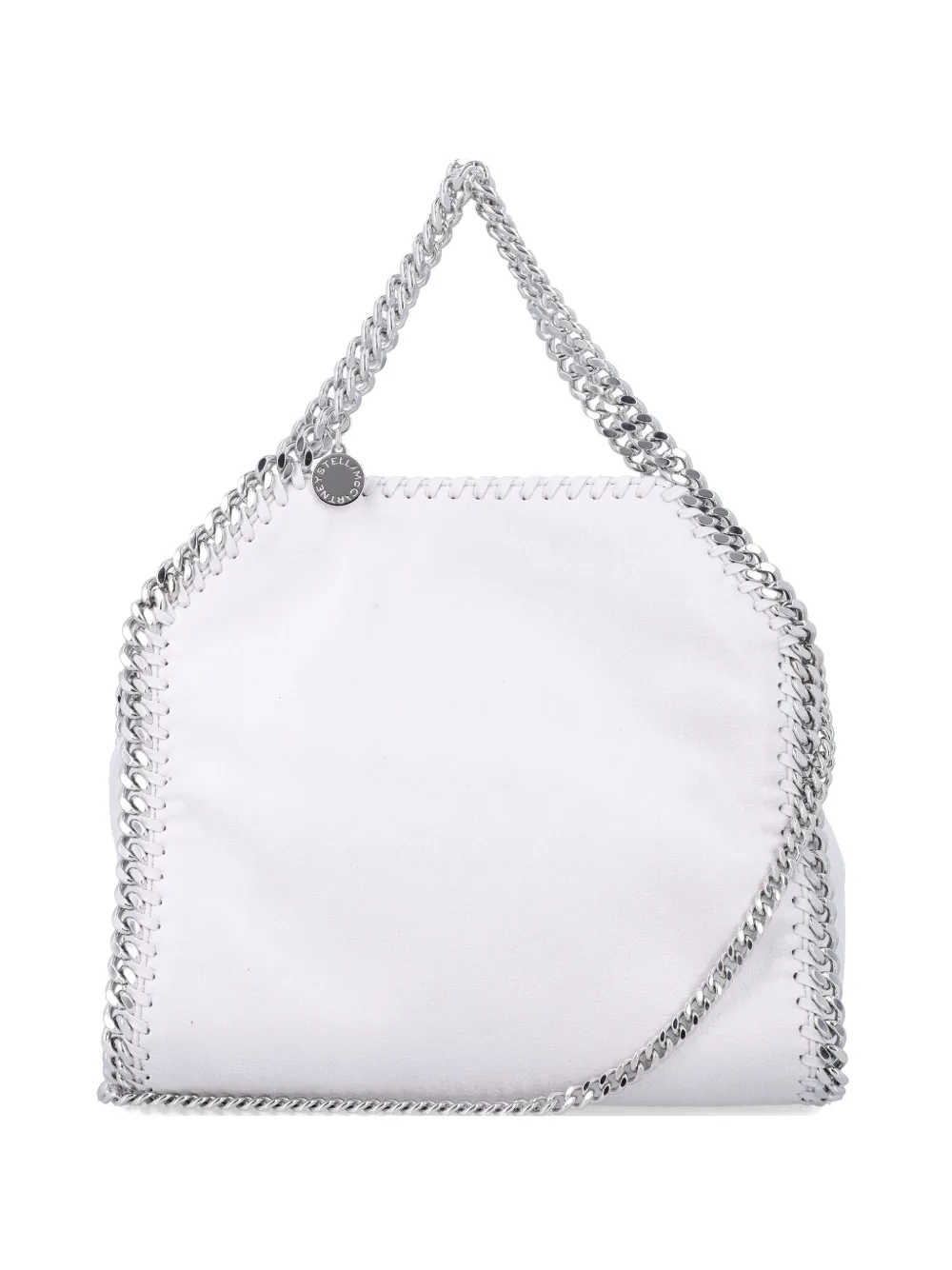 Stella McCartney mini Falabella fold-over tote bag - Bianco