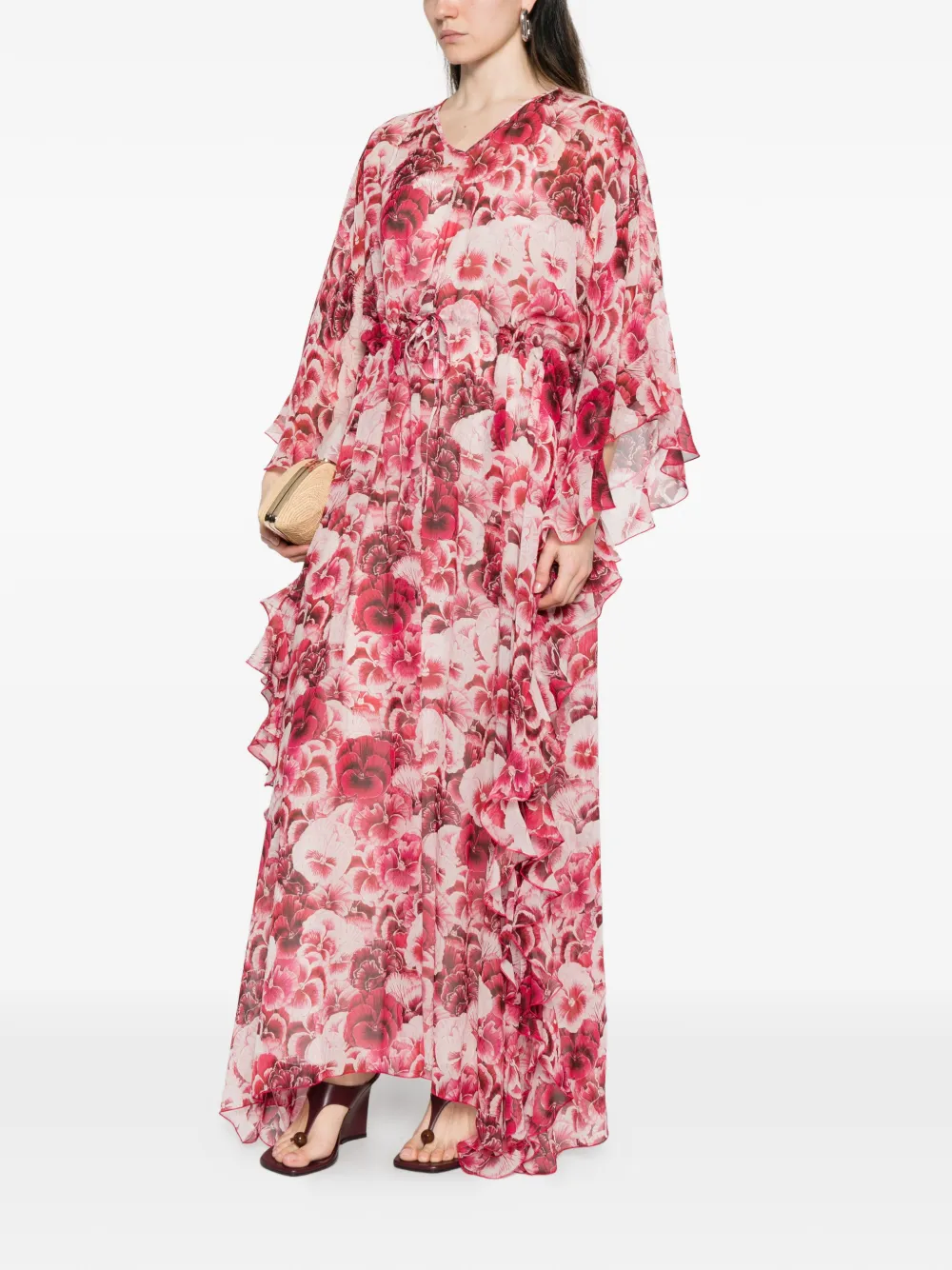 Giambattista Valli Floral-pattern Maxi Dress in Pink, view 2
