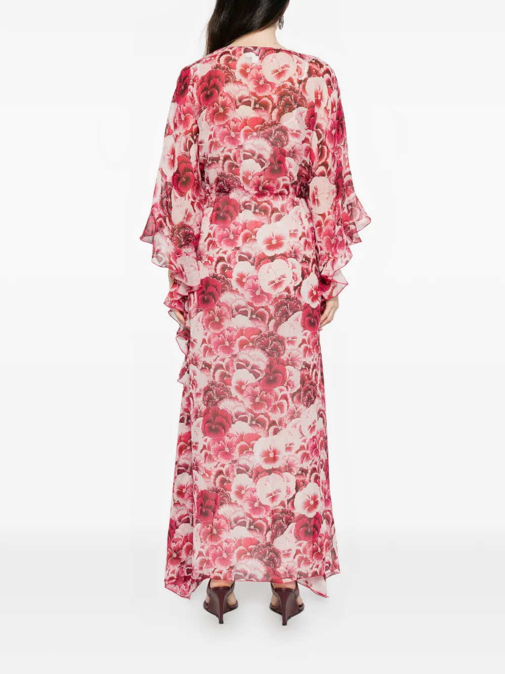 Floral-Pattern Maxi Dress