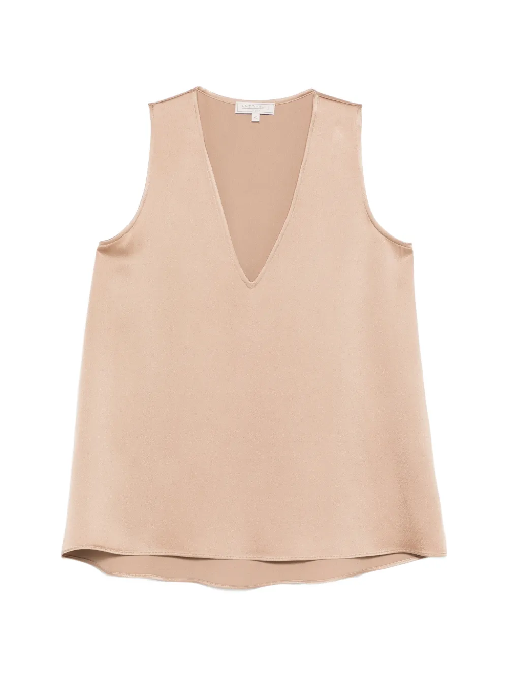 Antonelli Angelica V-neck Blouse In Neutral
