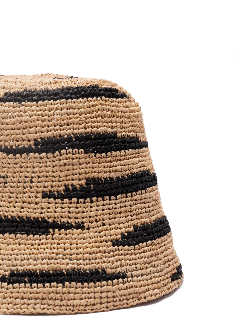 Zebra Raffia Hat