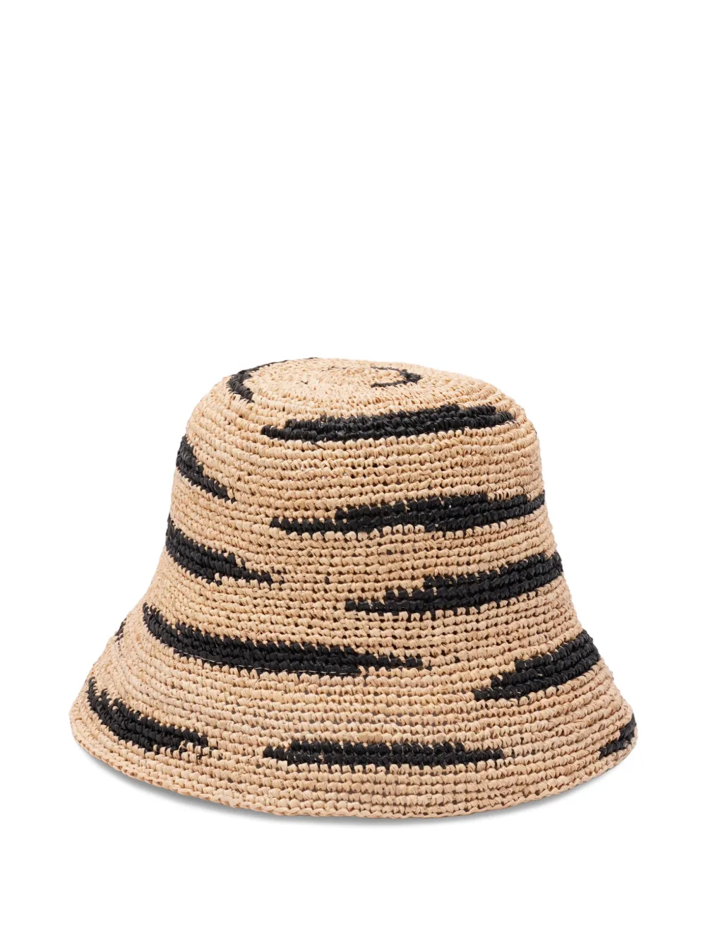 IBELIV zebra raffia hat - Toni neutri
