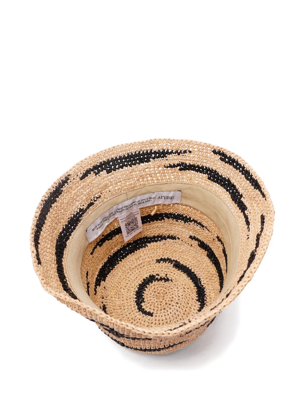 Zebra Raffia Hat