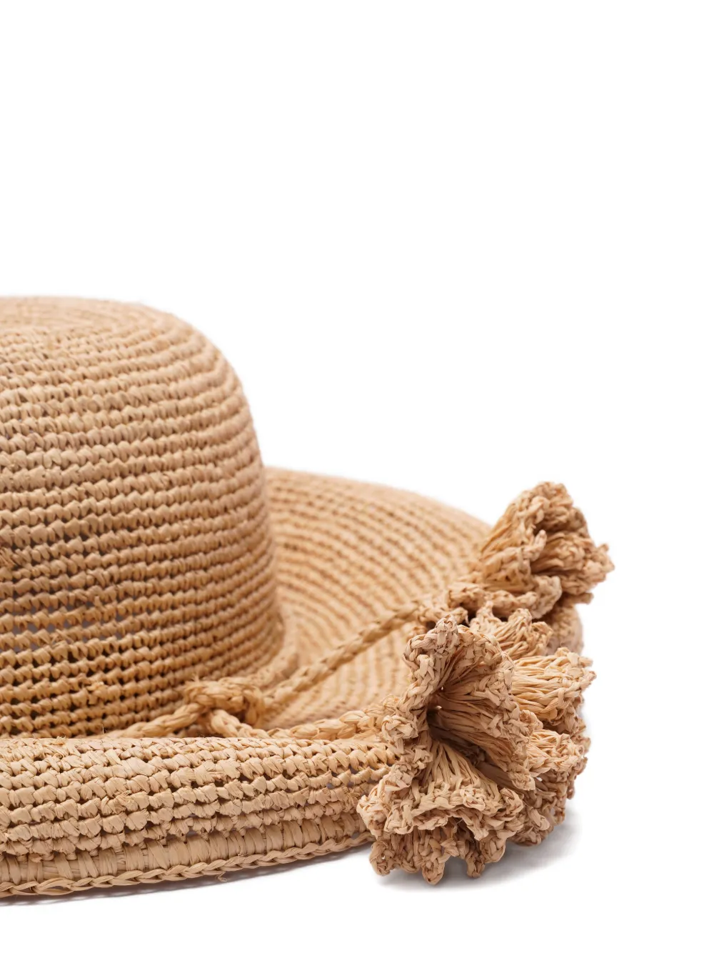  Ibeliv Tassel Raffia Hat - Neutrals 
