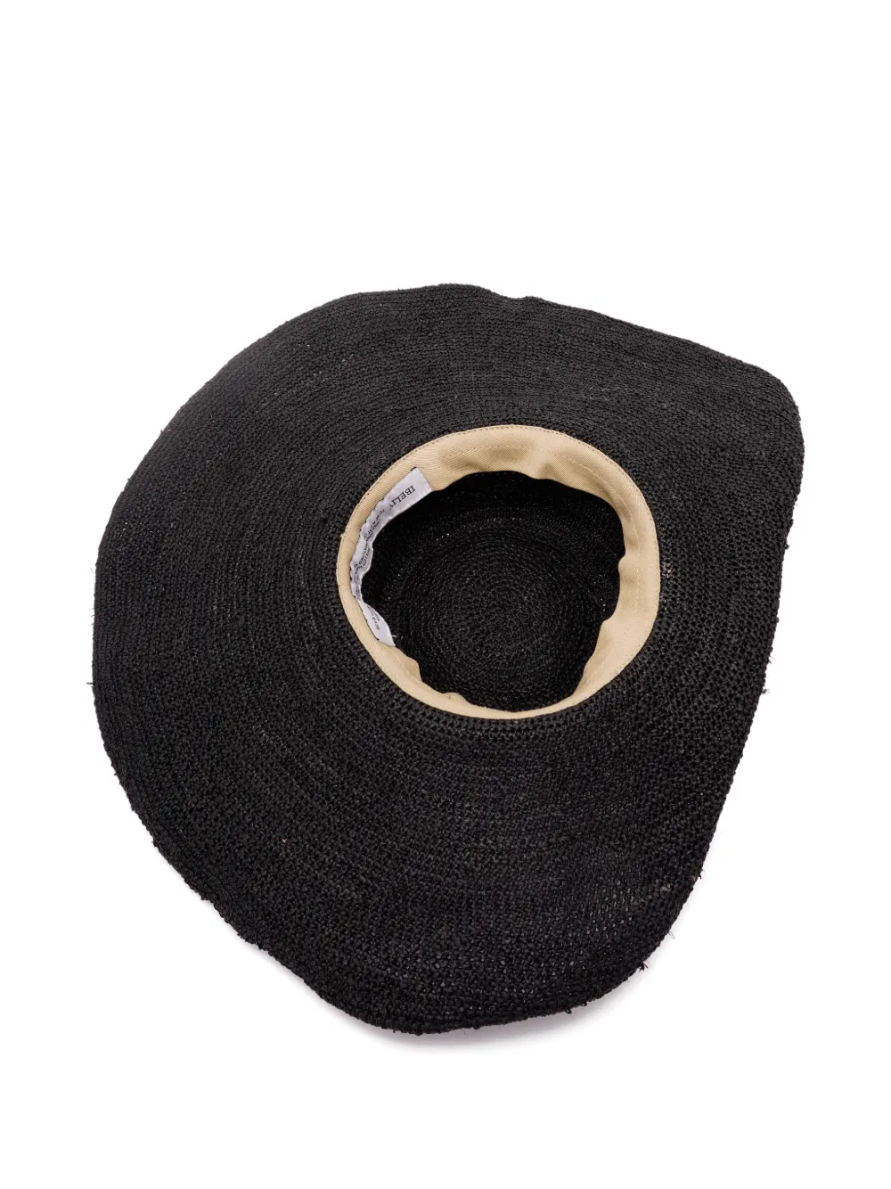  Ibeliv Raffia Floppy Hat - Black 