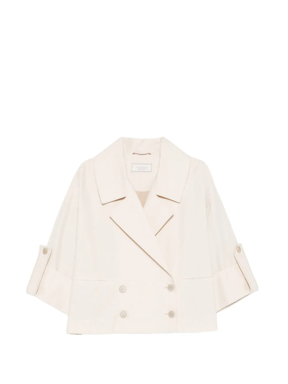 Peserico double-breasted jacket - Toni neutri