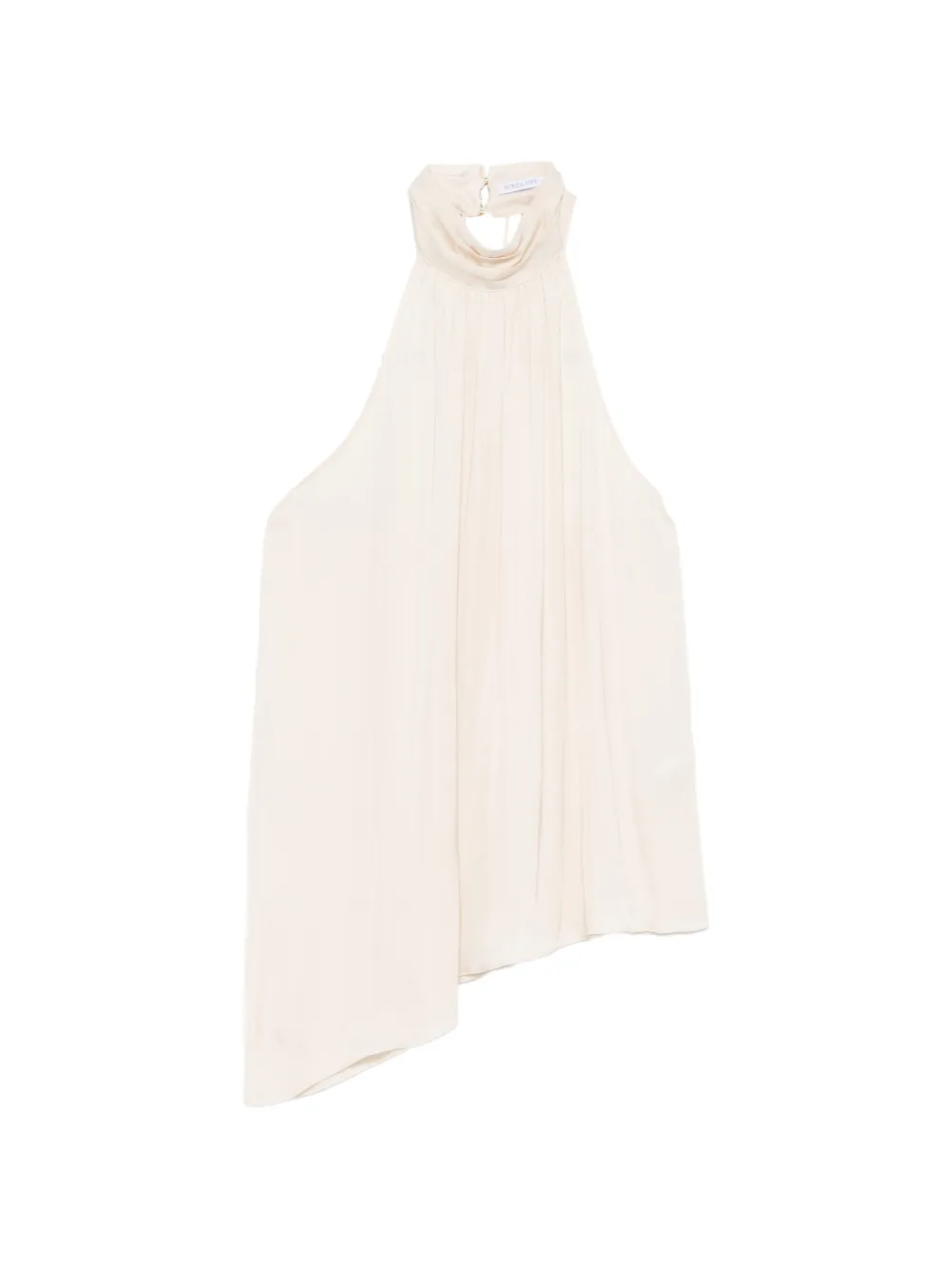 Patrizia Pepe halterneck sleeveless top - Nude