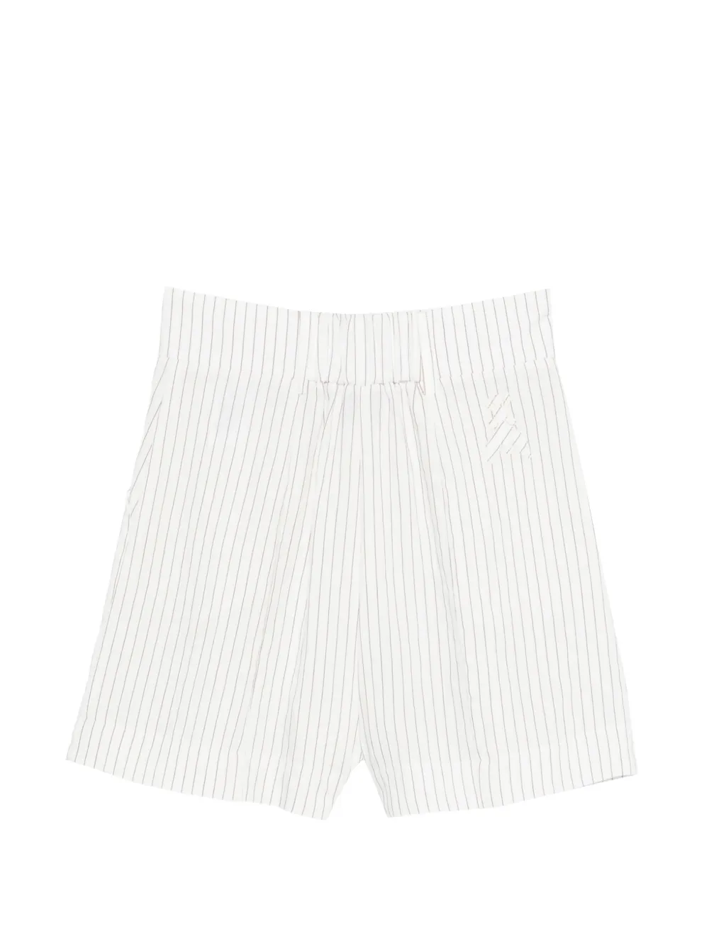 Patrizia Pepe Gestreepte shorts Wit
