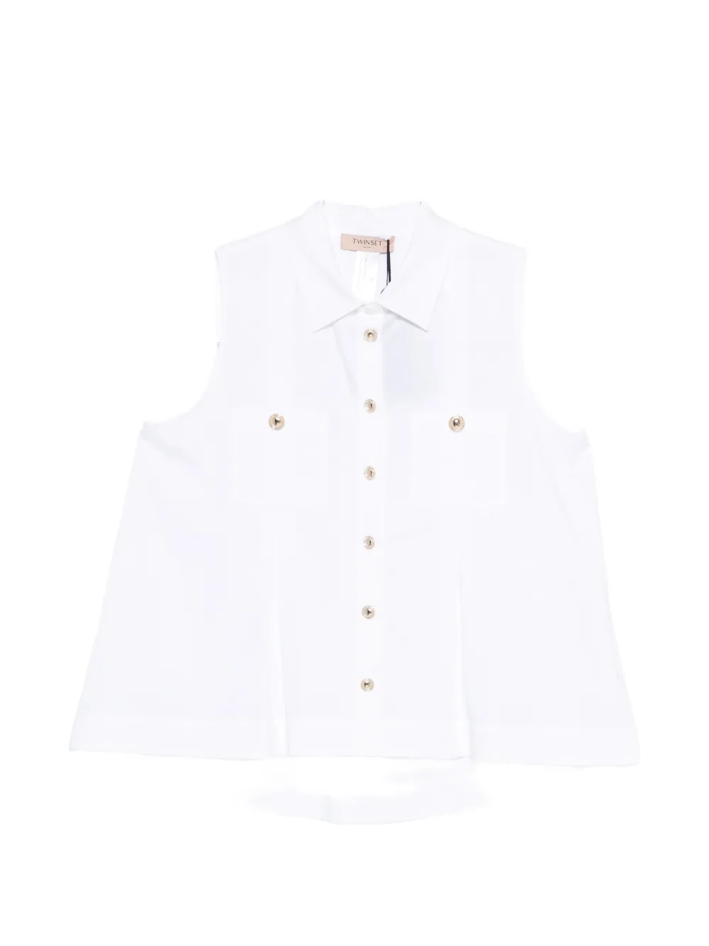 TWINSET chest-pocket shirt - Bianco