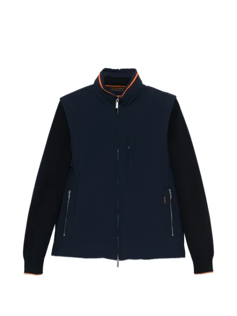 Moorer Camargo knitted detachable-sleeve gilet