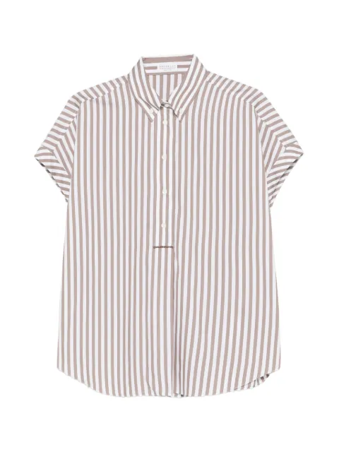 Brunello Cucinelli blouse boutonnée à rayures