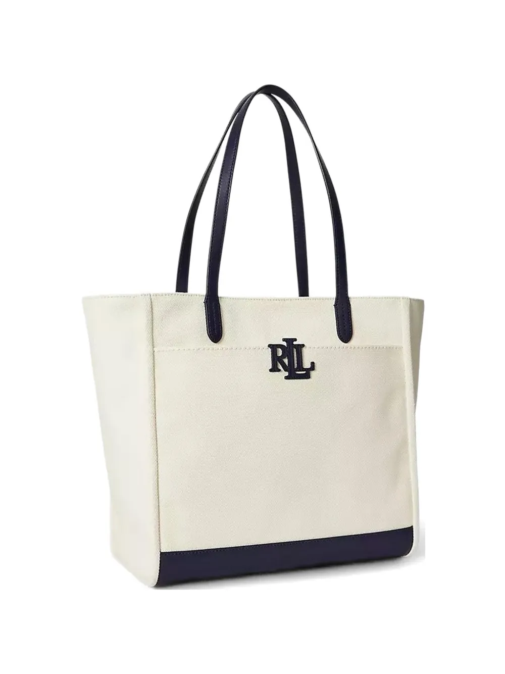 Lauren Ralph Lauren large Cameryn logo-plaque tote bag - Toni neutri