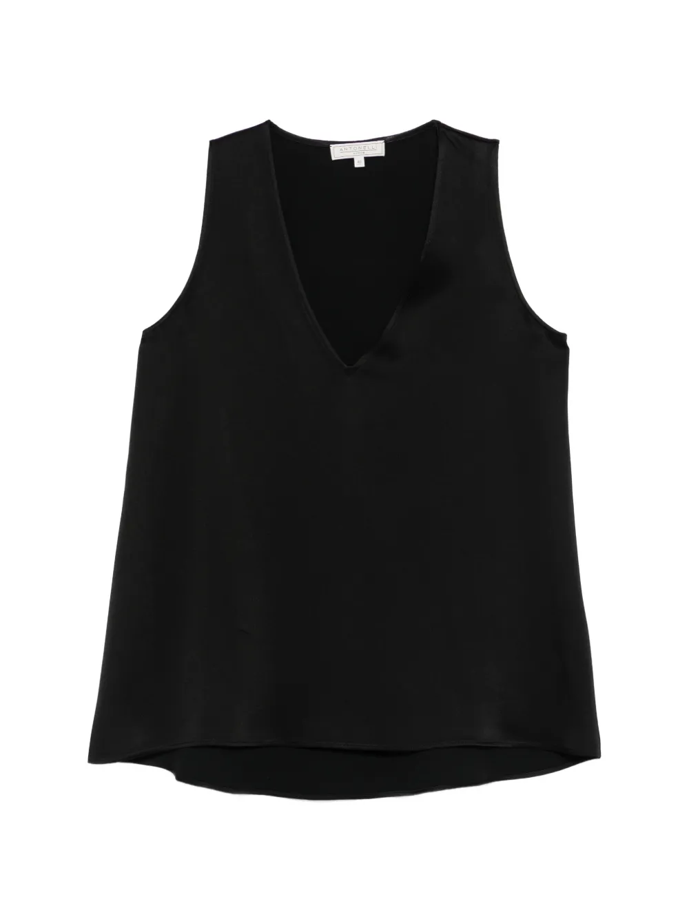 Antonelli Angelica V-neck Blouse In Black