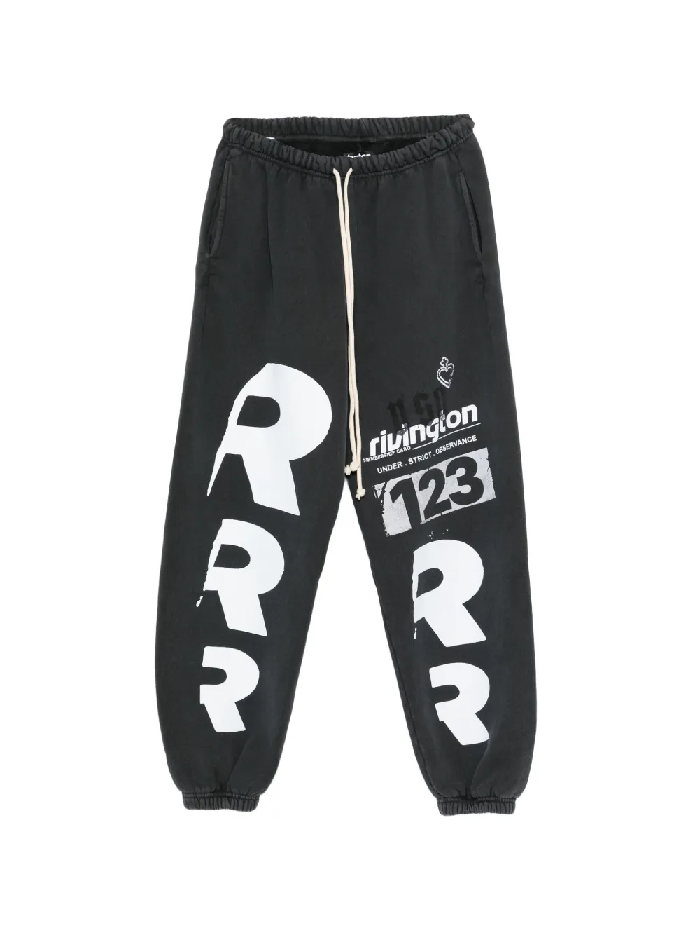 RRR123 Pantaloni con coulisse - Nero