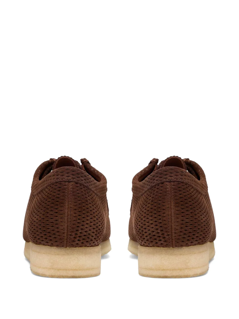 Clarks Originals Wallabee suède derby schoenen Bruin