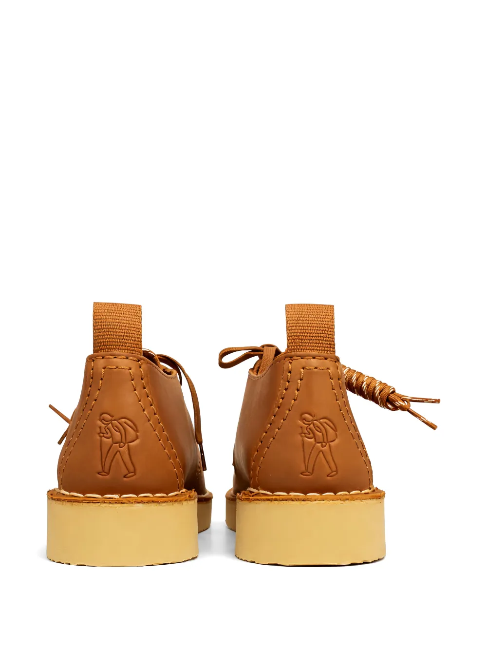 Clarks Originals Veterlaarzen met logodetail Bruin