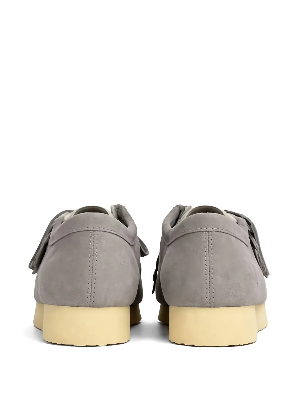 Clarks Originals Wallabee lace-up suede boots Grijs
