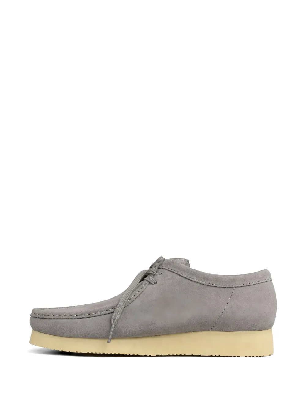 Clarks Originals Wallabee lace-up suede boots Grijs
