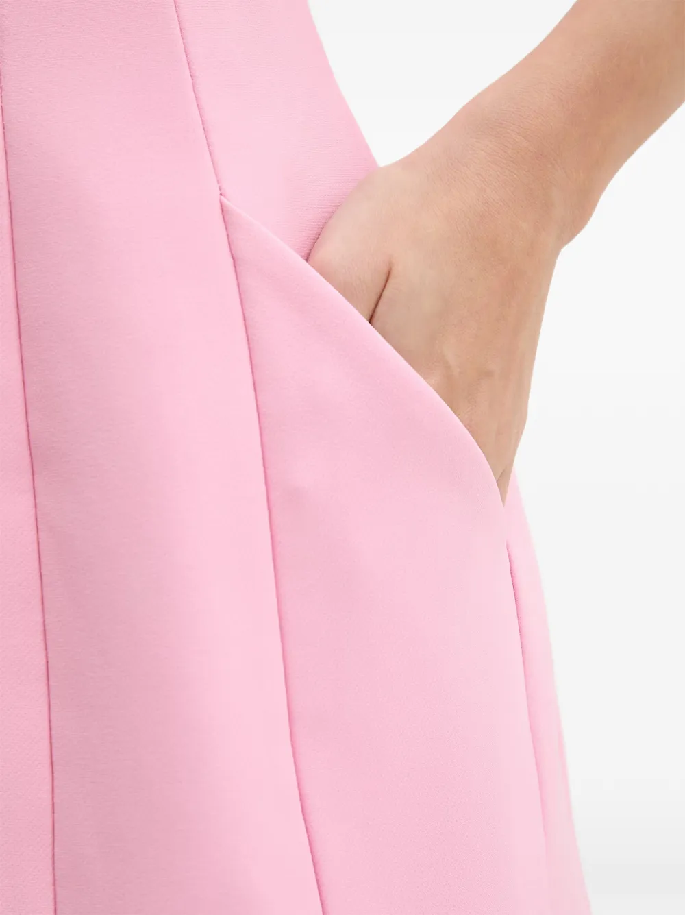 Bardot Nevelle halterneck square-neck mini dress Roze