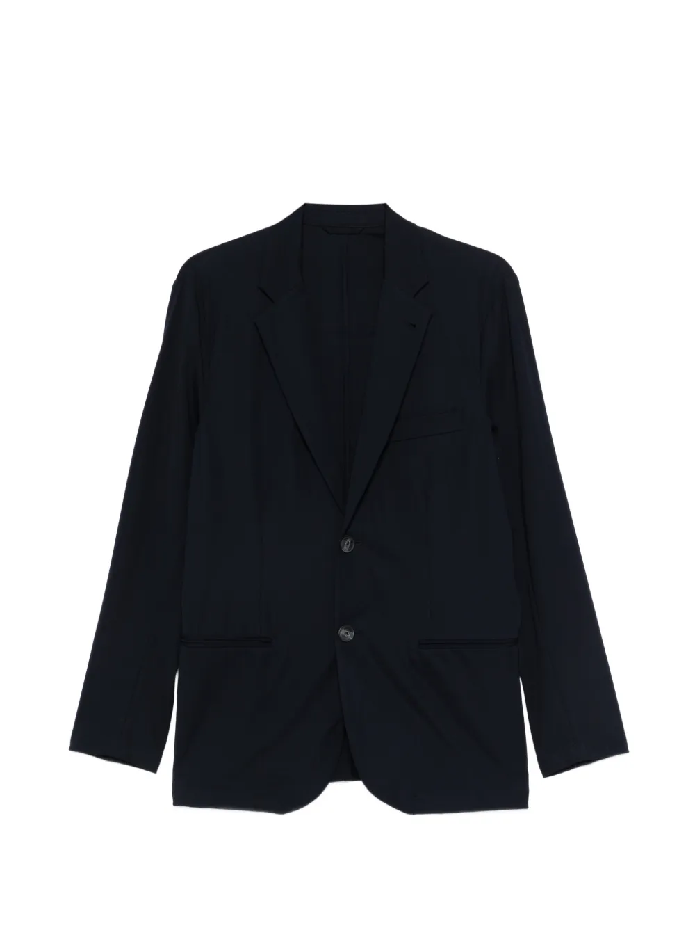 Emporio Armani button single-breasted blazer - Blue
