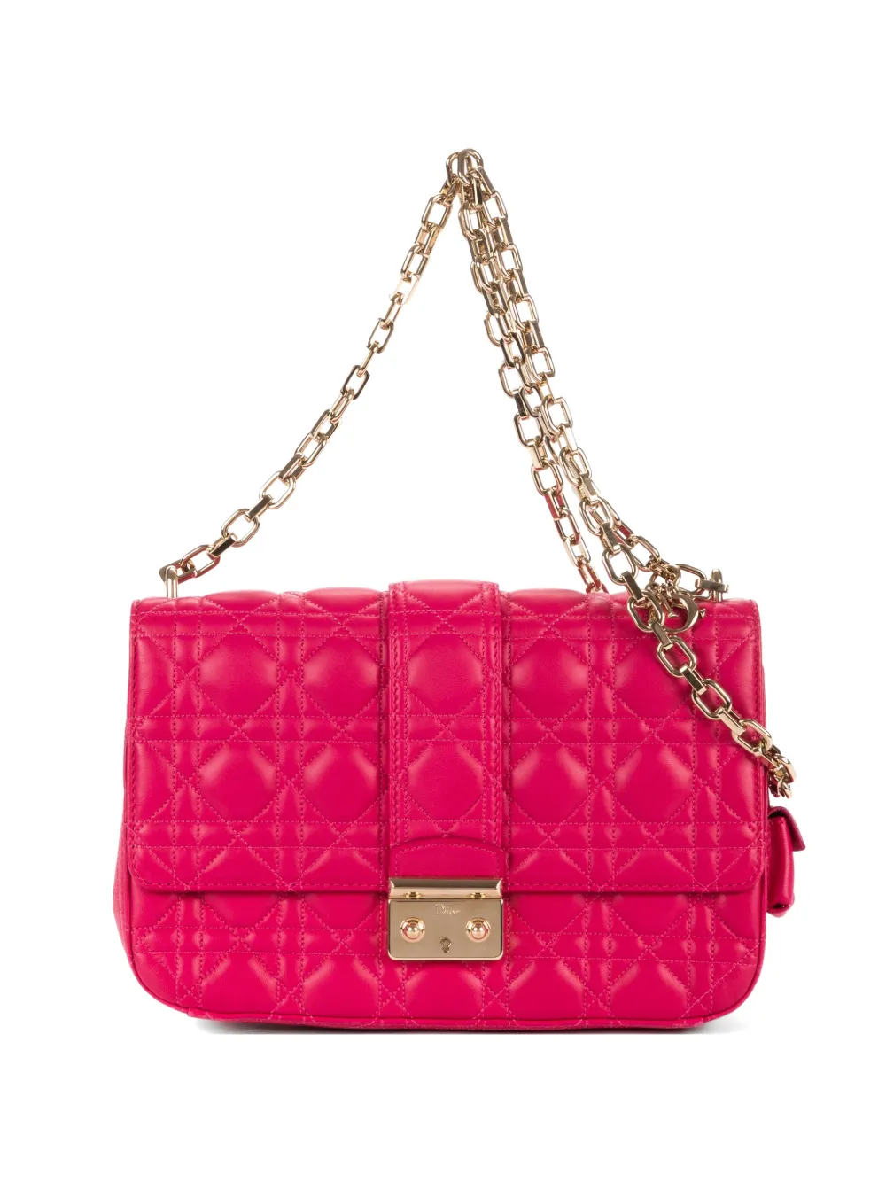 Christian Dior Pre-Owned medium Miss Dior quilted chain bag - Rosa