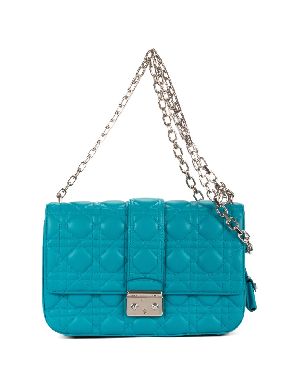 Christian Dior Pre-Owned Miss Dior quilted chain shoulder bag - Blu