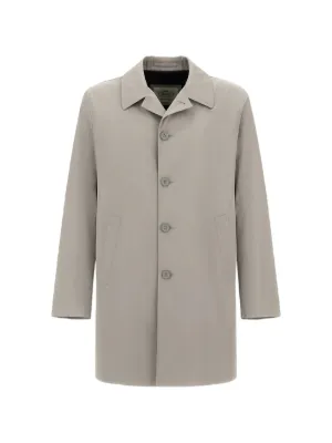 HERNO グレー ボタン付きコート Herno ボタンコート | グレー | FARFETCH JP