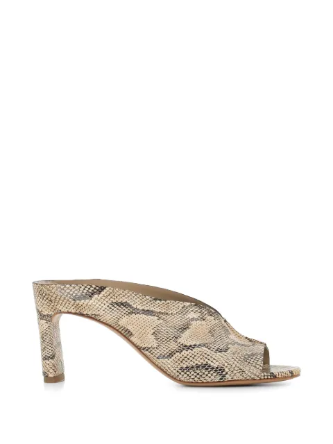 Del Carlo snake-print sandals