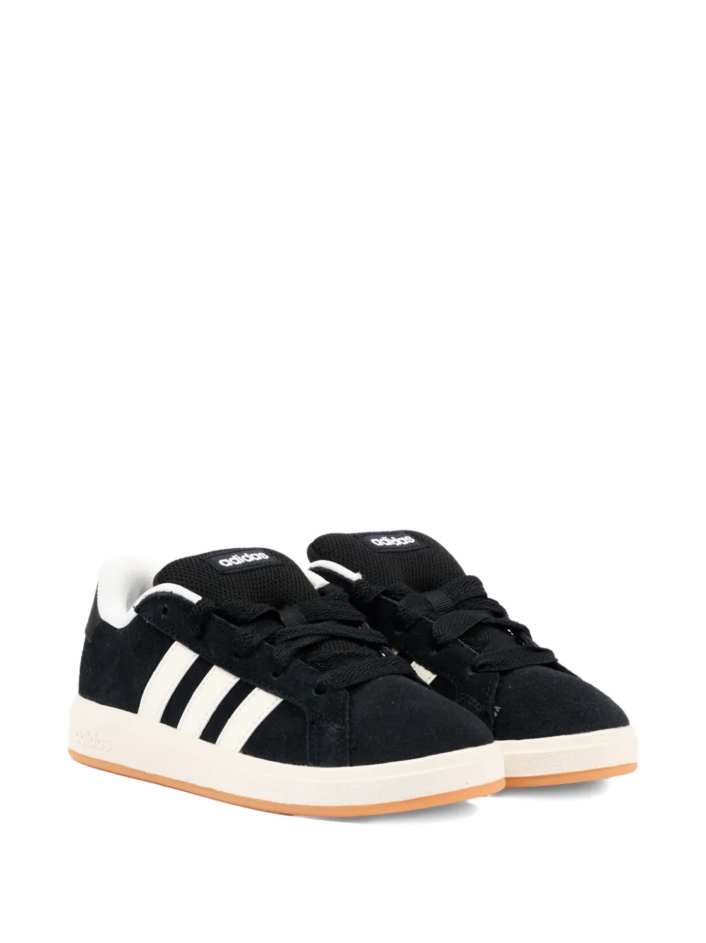 adidas Kids stripe leather sneakers - Nero
