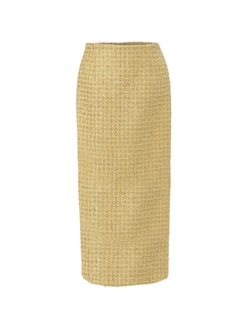Carolina Herrera tweed midi skirt - Oro