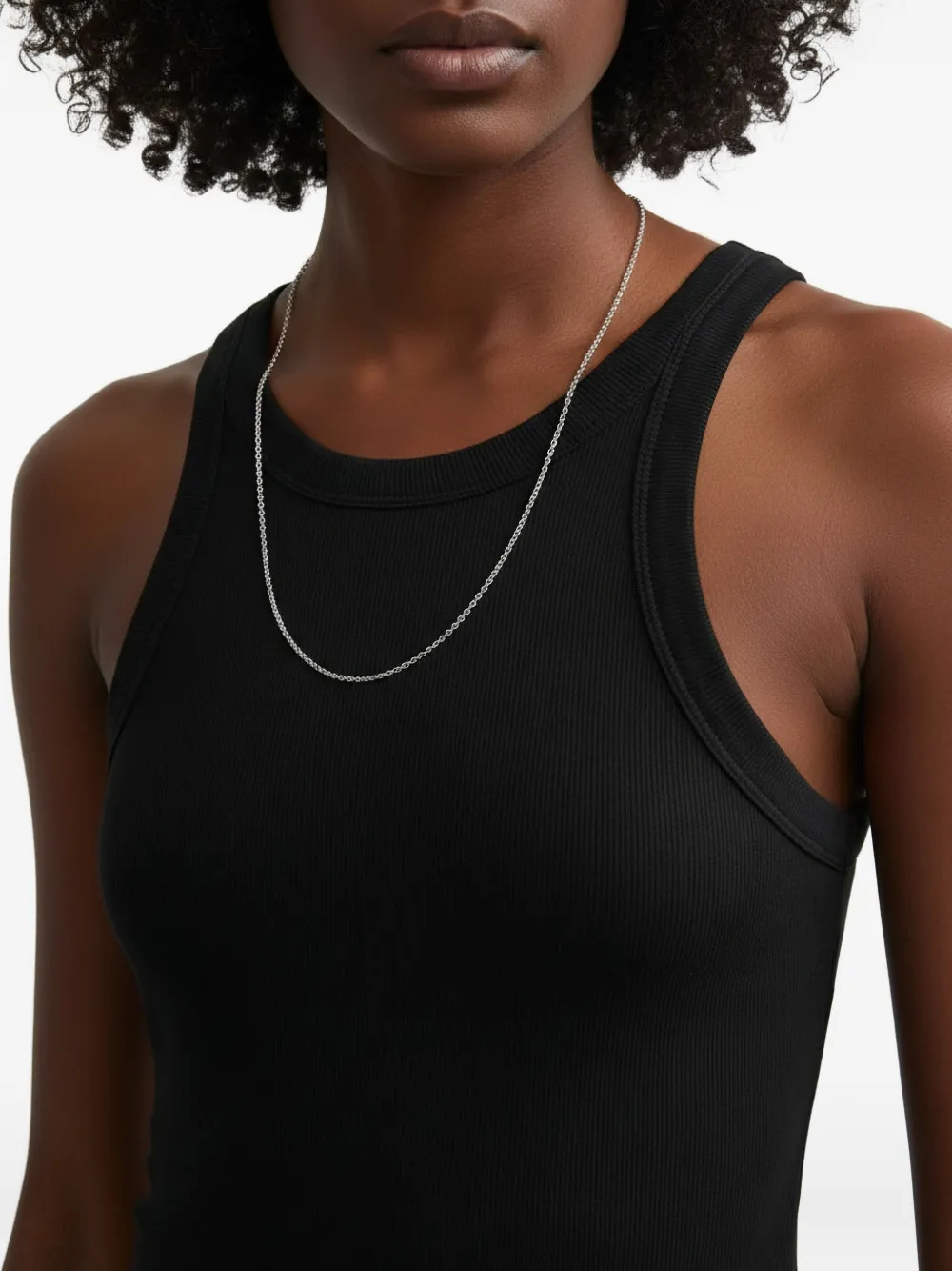  Toteme Ribbed Top - Black 
