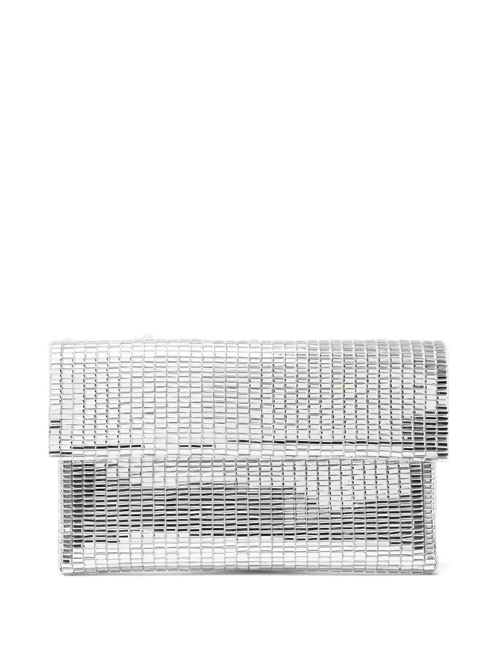 Twenty Four Haitch Pixel Shoulder Bag In Silver