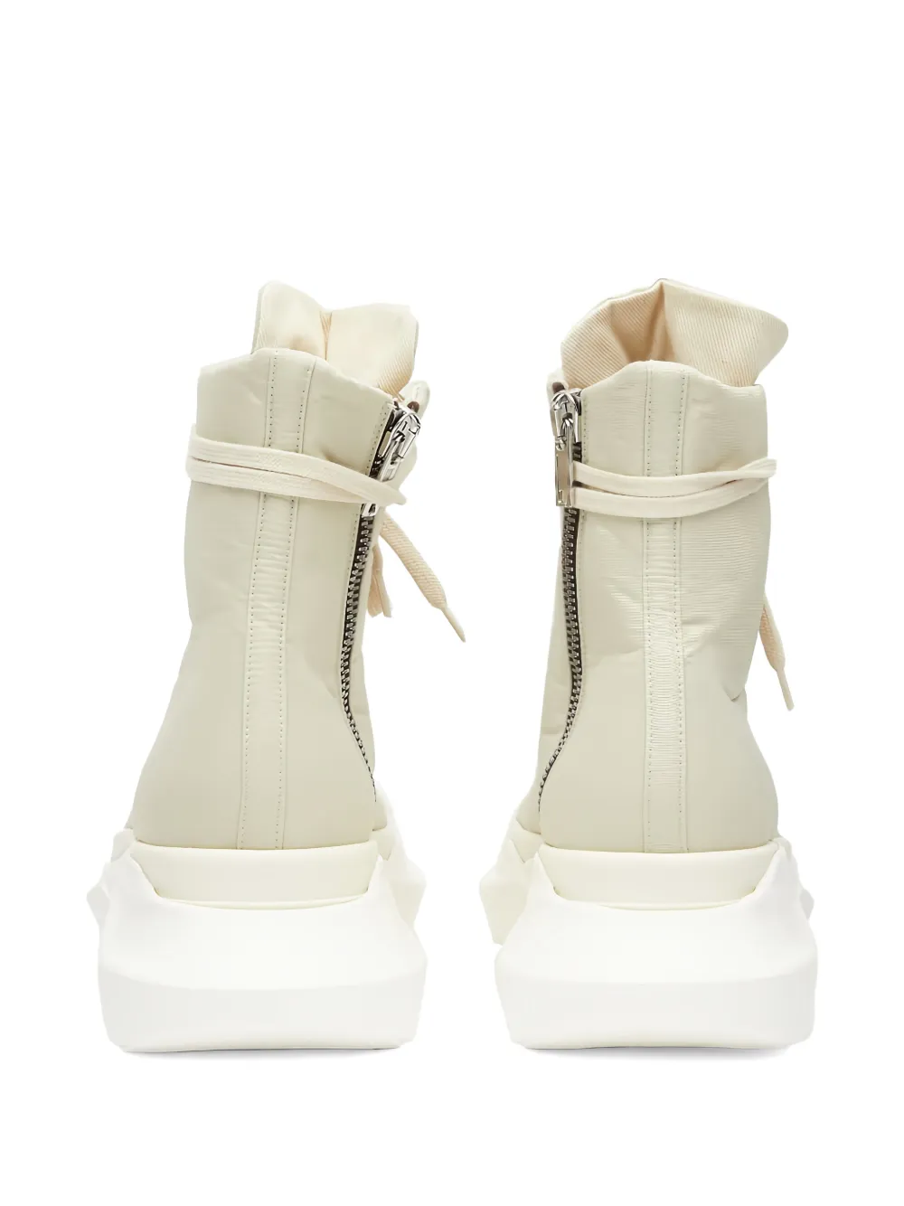 Rick Owens DRKSHDW Abstract high-top sneakers Beige