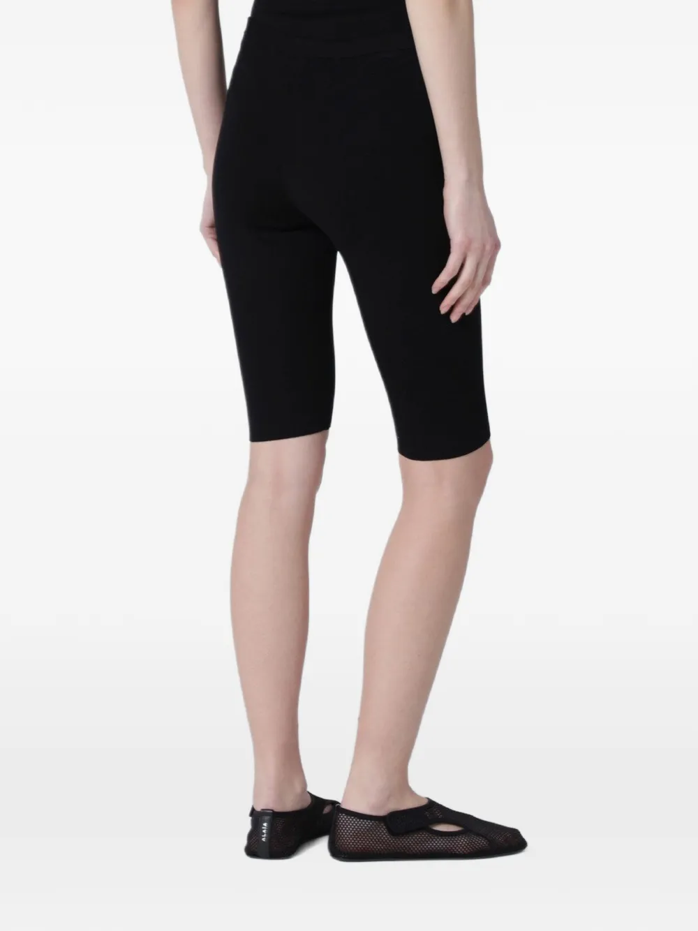 ENTIRE STUDIOS Capri gebreide shorts Zwart