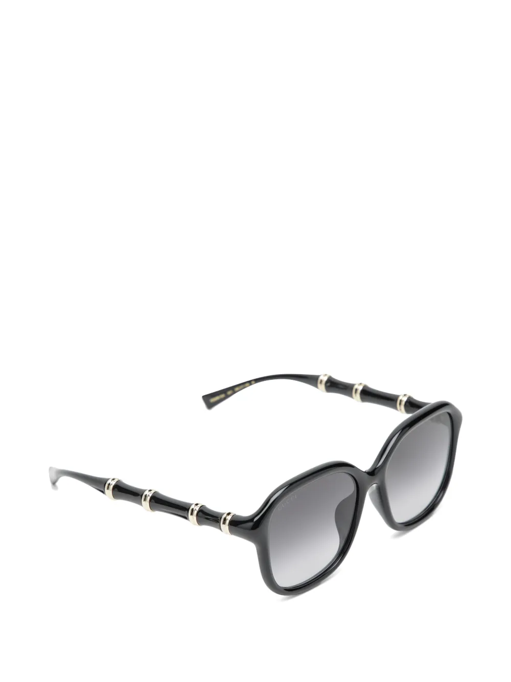 Gucci Eyewear Zonnebril met rond montuur Zwart