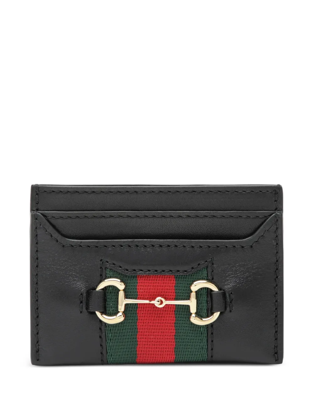 Gucci Horsebit Web Kartenetui - Schwarz