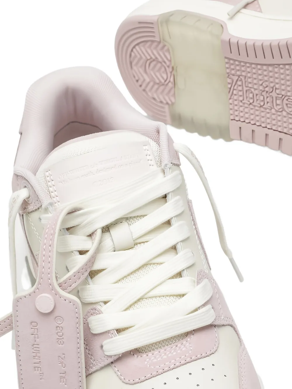 Off-White Out of Office sneakers Roze