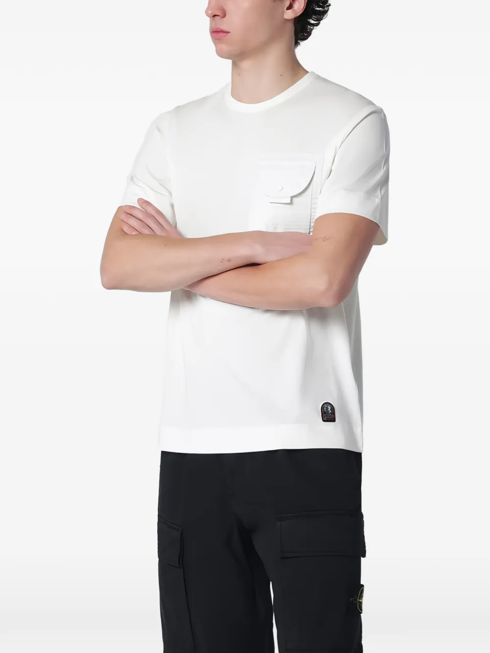 Parajumpers T-Shirt mit Brusttasche - Nude