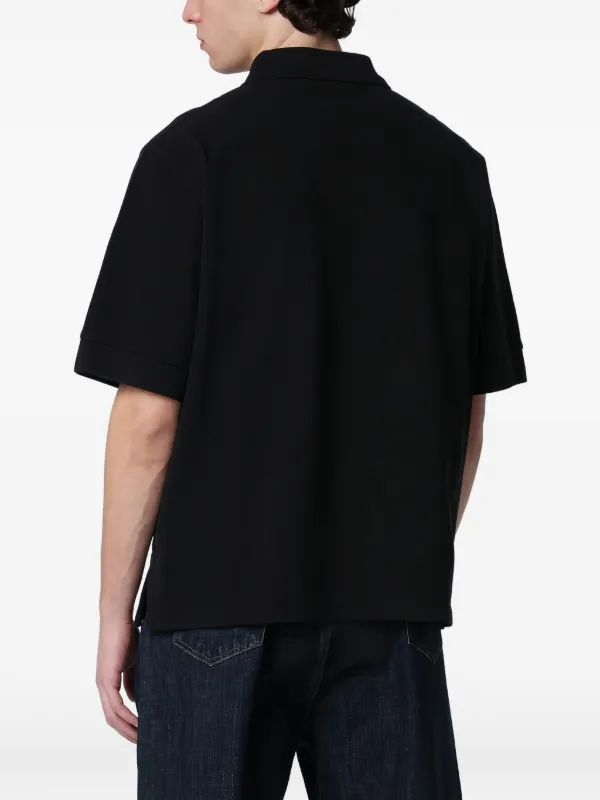 Studio Nicholson ショートスリーブ ポロシャツ | ブラック | FARFETCH JP