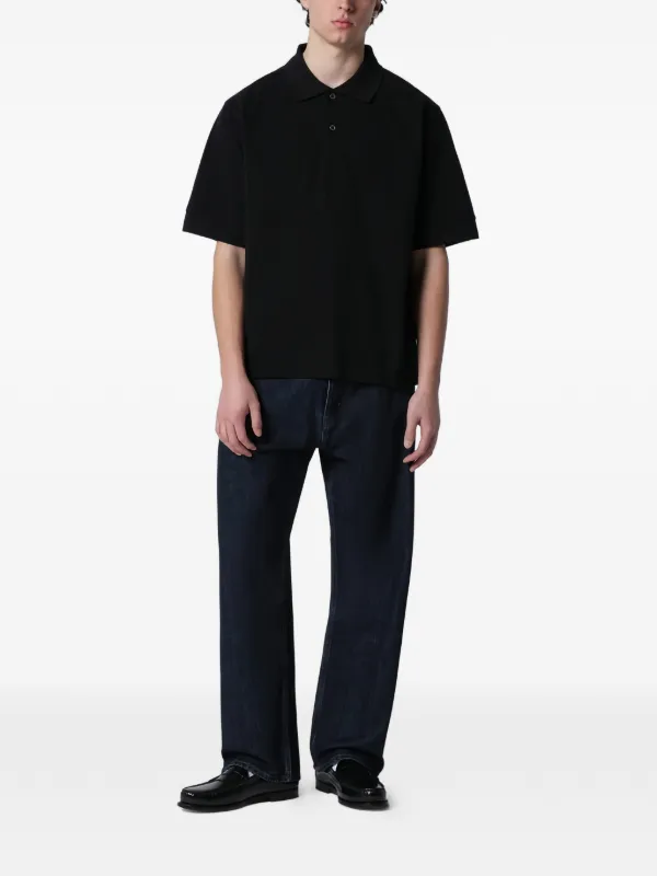 Studio Nicholson ショートスリーブ ポロシャツ | ブラック | FARFETCH JP